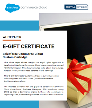 E-Gift Certificate Cartridge – Salesforce