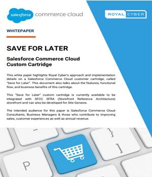 Save for Later Cartridge – Salesforce