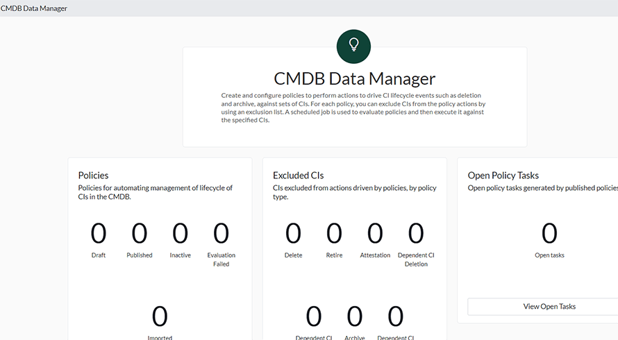 CMDB Data Manager