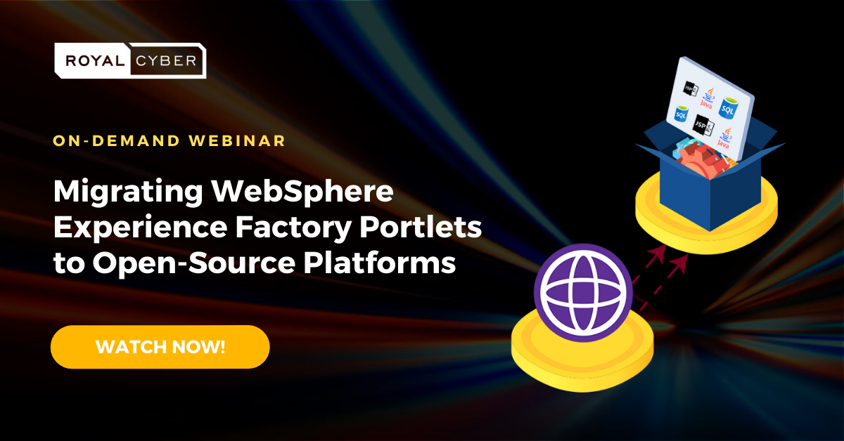 Migrating WebSphere Experience Factory Portlets