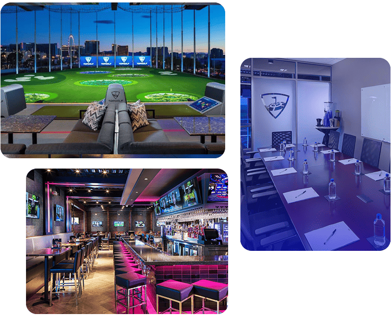 Top Golf Event collage