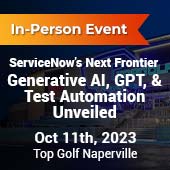 test-automation-generative-ai-gpt-event-thumbnail-2023 ServiceNow's Next Frontier