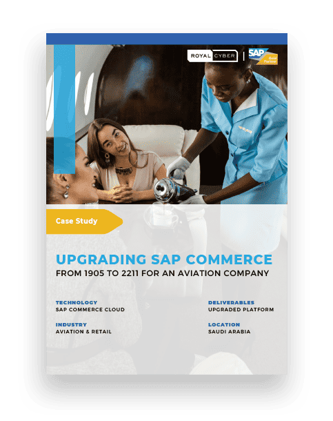 Upgrading SAP Commerce from 1905 to 2211 for an Aviation Company