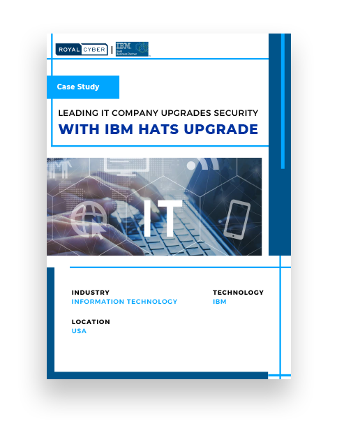 Upgrades Security with IBM HATS Upgrade