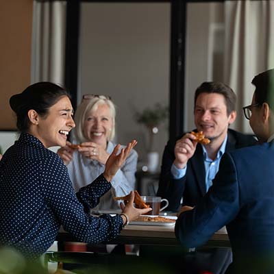 Corporate People Enjoying