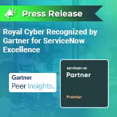 Royal Cyber Recognized by Gartner for ServiceNow