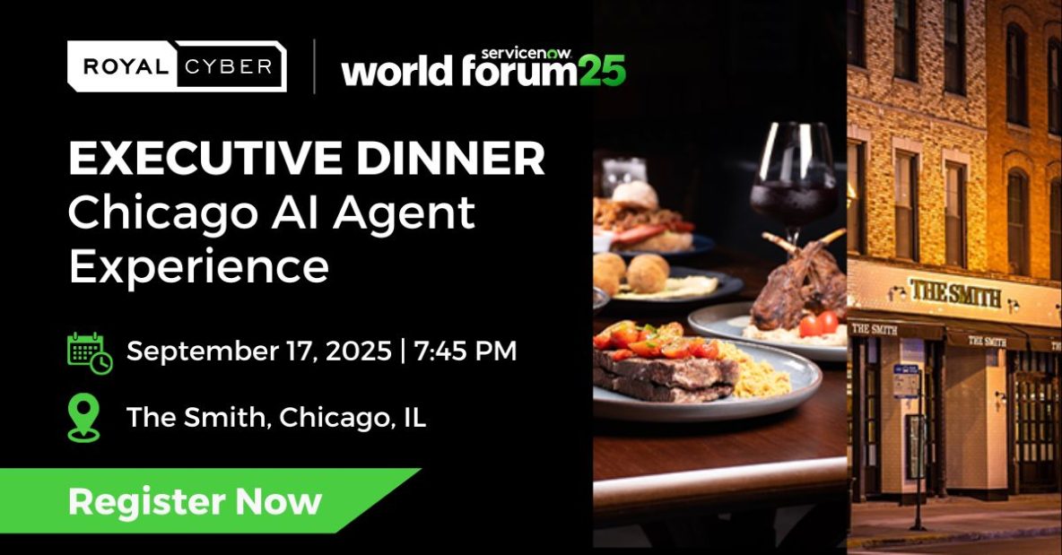 ServiceNow World Forum Dinner Banner
